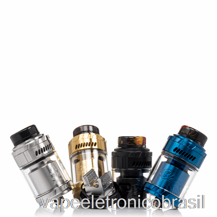 Vape Recarregável Thunderhead Creations Blaze Solo 25mm Rta Silver Black